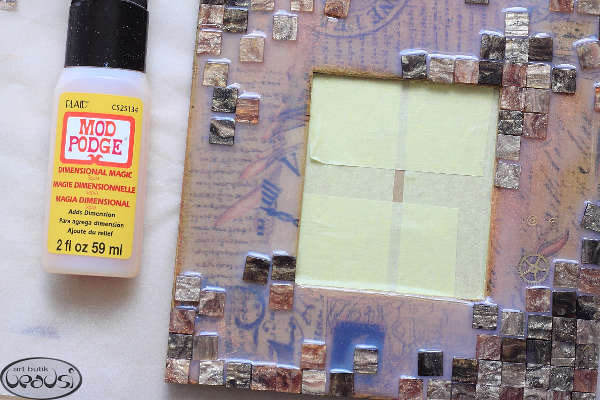 mod podge okvir