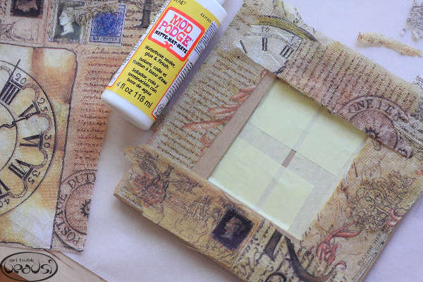mod Podge okvir